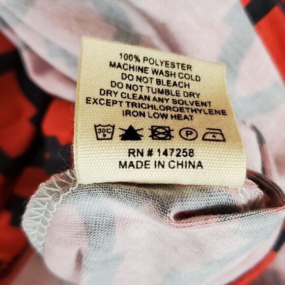 Simply Southern Red & Black Tail Gateders Dress Size Large - Picture 8 of 8